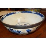 Chinese blue and white crackle bowl