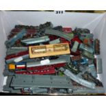 Lone Star 000 gauge extensive railway set, inc. engines, rolling stock, track and platform