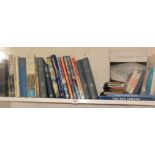 Shelf of books on Aviation and the RAF