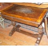 Oak 'Refectory-style' coffee table