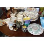 Large quantity of assorted china including Art Deco Wade jug, others including Thurn, Royal Winton