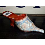 19th c. Oriental porcelain shoe or slipper