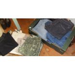 Vintage clothing: Fourteen pairs of ladies Levi's jeans and some Peter Golding jeans, circa 1990's