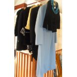 Vintage clothing including a Betty Hulme 1950s ladies jacket coat (7 items) and three hats