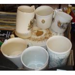 Assorted commemorative china items