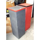 Pair of shop display plinths