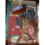 Assorted designer clutch bags and purses, inc. Mulberry handbag, Fendi notebook wallet, etc.