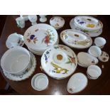 Large quantity of Royal Worcester Evesham dinner ware, inc. 3 tureens