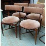 Set of four G-Plan dining chairs
