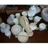 Wedgwood "Art Deco" style coffee set, another similar etc.