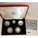 Queen Elizabeth ll silver proof crowns collection