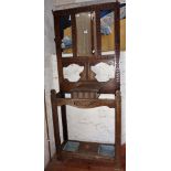 Oak hallstand