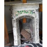 Edwardian cast iron bedroom fireplace