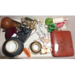Box of miscellaneous miniature items