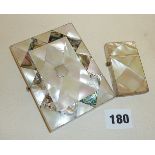 Mother of pearl inlaid card case and similar Vesta