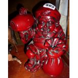 Large resin Chinese character figure
