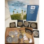 Assorted coins, coin sets, commemorative coins etc