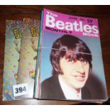 Nine "Beatles Monthly" magazines and "Beatles Magical Mystery Tour" booklet with record 1967 and