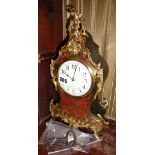 19th c. French boulle and ormulu mantle clock