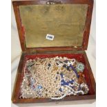 Large box filled with vintage and older jewellery