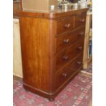 Victorian mahogany chest of drawers