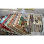 Five 'Secret Seven' books, dustwrappers, and a shelf of Children's books & annuals
