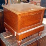 Victorian mahogany step commode