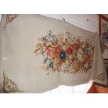 Large wall hung woolwork tapestry