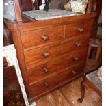 Victorian mahogany chest of drawers