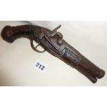 18th c. Continental flintlock pistol