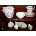 Royal Doulton 'Canton' china ice bucket and other 'Canton' china pieces