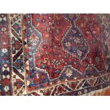 Large Persian rug, 80" x 60"