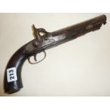 18th c. English flintlock pistol