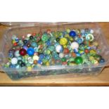 Large collection of marbles