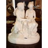 Victorian Parian group by Copeland (A/F)