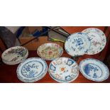 Quantity of 18th & 19th c. Chinese porcelain plates