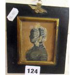 Local interest - a 19th c. silhouette with highlights of Anne White nee Udal born at Stoke Abbott in
