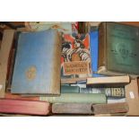 Box of old hardback books