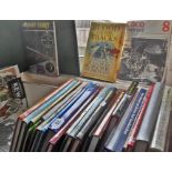 Shelf of Railway-related books, one signed First Edition "Night Ferry" (1985) by George Behrend