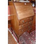 Edwardian inlaid ladies bureau