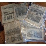 WW1 Newspapers - Daily Mirror, Sunday Pictorial, etc., inc. 1915 Daily Graphic re Lusitania