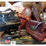 Six various Radley handbags and purses