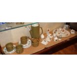 Collection of crested china, and a 1960s coffee set