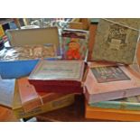 Several wooden jigsaws, inc. Victory and Academy etc.