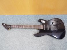 An Epiphone electric guitar in black - This lot MUST be paid for and collected,