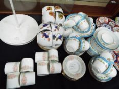 A collection of good quality part tea services and ceramic tableware to include Spode, Collins Wood,