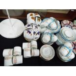 A collection of good quality part tea services and ceramic tableware to include Spode, Collins Wood,