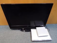 A Goodmans LCD 37"television model No, LD3765D, a Panasonic DVD / CD player model No.