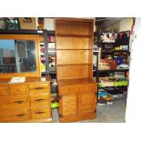 A dresser by Ethan Allen in maple and birch, approximately 200 cm (h) x 76 cm x 42 cm.