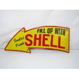 A cast iron novelty sign 'Fill up with Shell'.